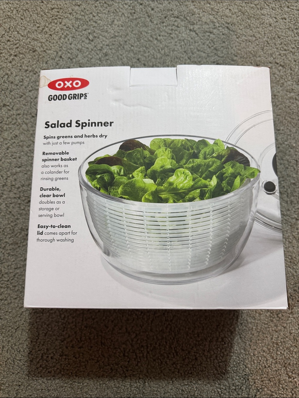 OXO Good Grips Salad Spinner - Clear/White